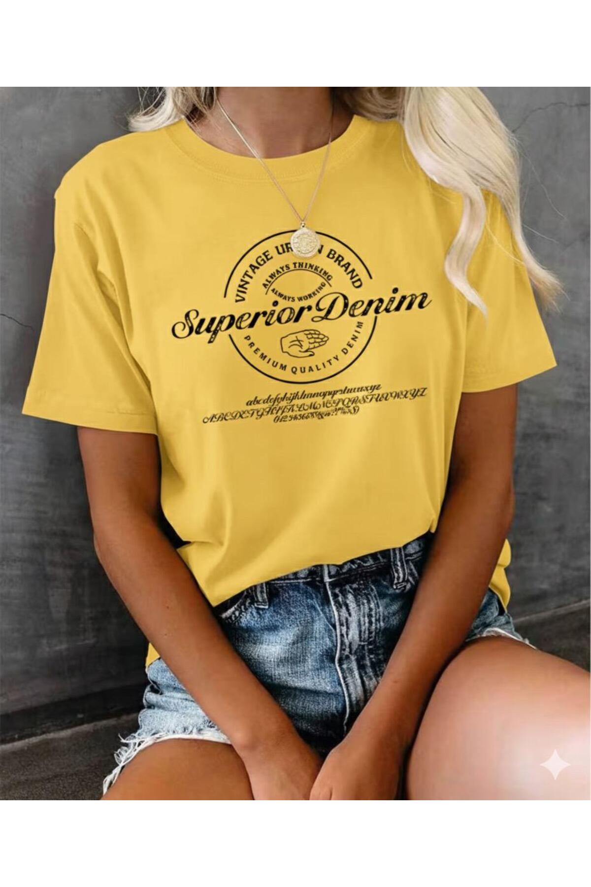 Superior Denim Baskılı T-SHİRT