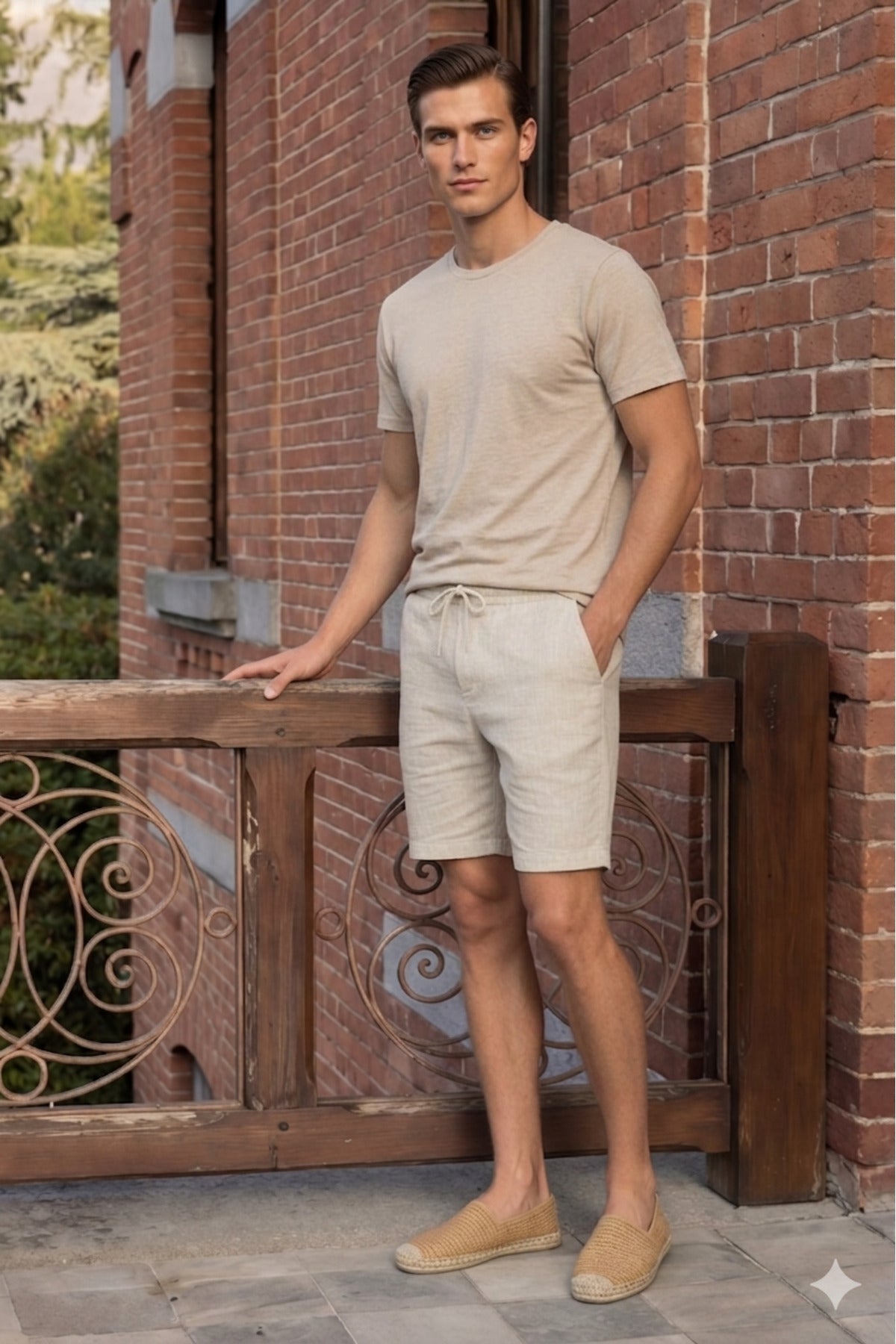 Erkek Slim Fit Dar Kesim Bisiklet Yaka %100 Pamuk Kısa Kollu Tişört (PENYE)