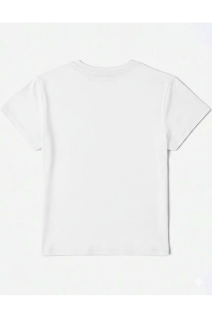 it's Okay To Çiçekler Kısa Kollu Pamuklu Tshirt