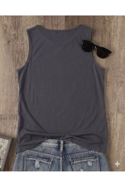 FLOWERS Desenli Kadın Pamuklu Omuzu Açık (Kolsuz) Yazlık T-shirt