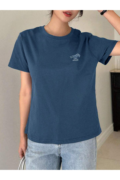 SUNSHINE Baskılı Oversize Tshirt
