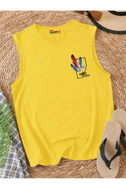 TIMES FASHION Omuzu Açık Kadın Pamuklu Kolsuz Yazlık T-shirt Atlet