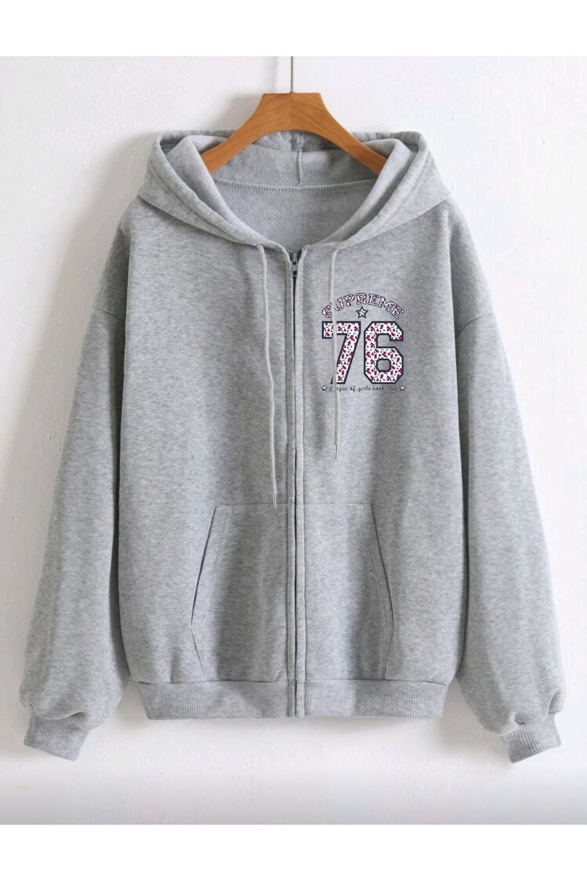76 Baskılı FERMUARLI HIRKA