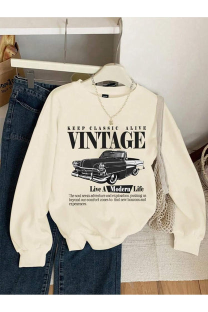 KEEP CLASSIC ALIVE SWEATSHİRT