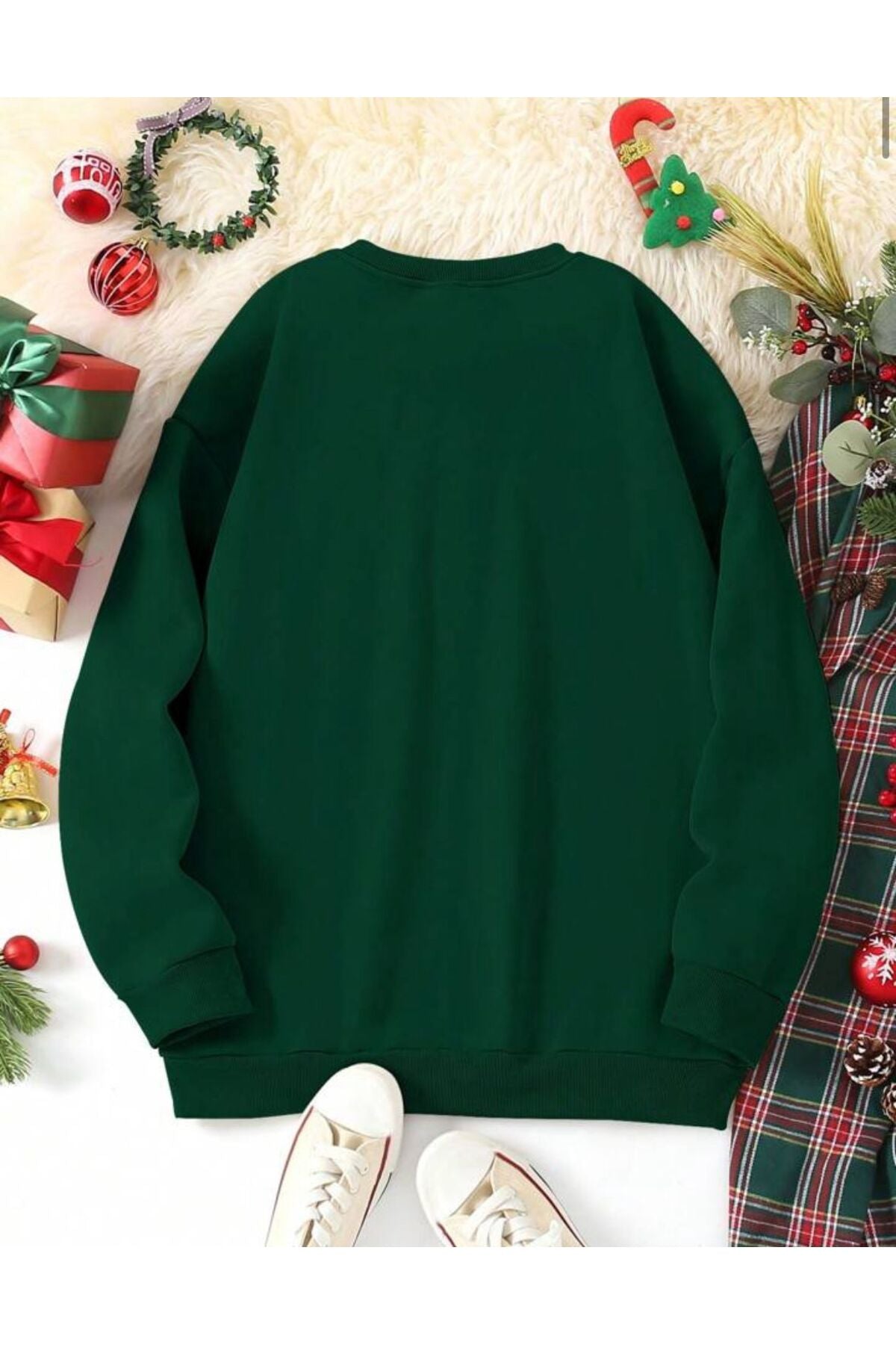 Yılbaşı Özel Seri Unisex Bisiklet Yaka Sweatshirt