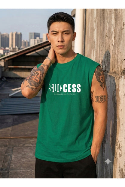 SUCCESS Erkek Sıfır Kol %100 Pamuk Penye