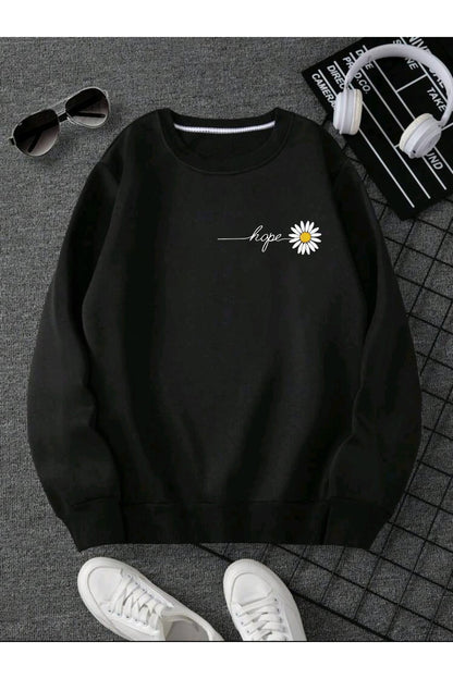 HOPE Papatya Bisiklet Yaka Sweatshirt