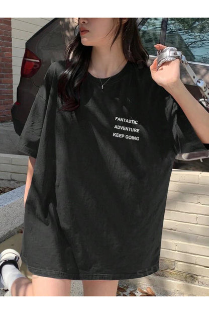 FANTASTIC Pamuklu Kısa Kol (Oversize) Tshirt