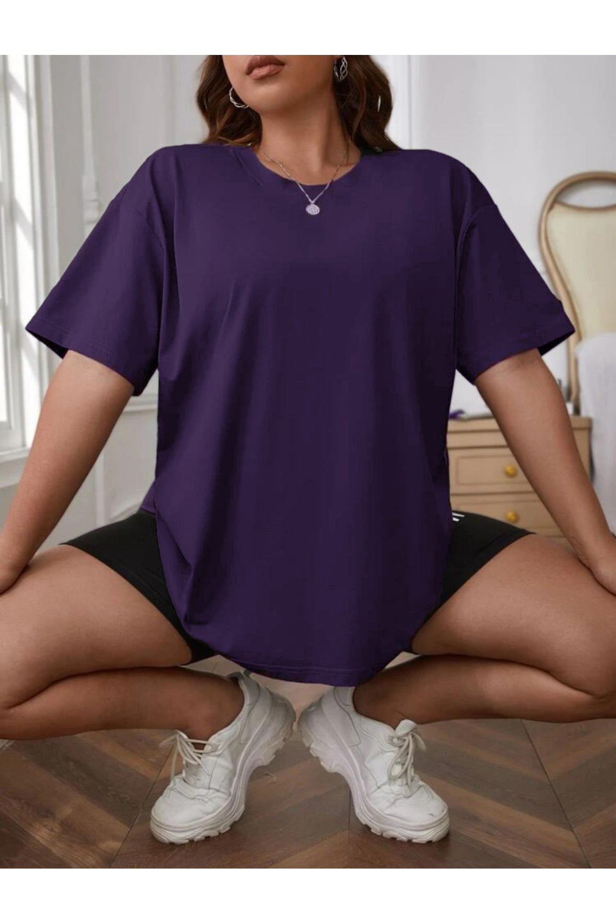 Büyük Beden Geniş Kalıp  Tshirt Serisi ( OVERSİZE-CURVE )Unisex