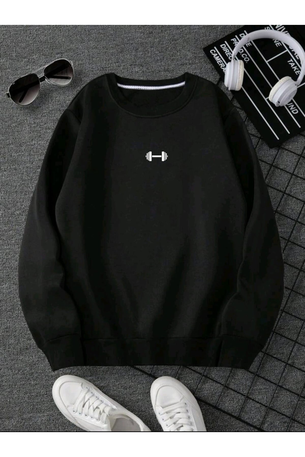 Gym Dumbell Sweatshirt Sport