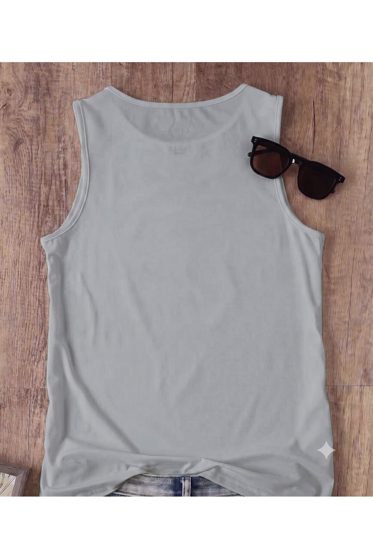 FLOWERS Desenli Kadın Pamuklu Omuzu Açık (Kolsuz) Yazlık T-shirt