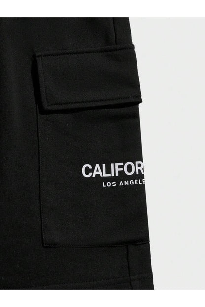 CL Baskılı Kargo Cep Unisex ŞORT