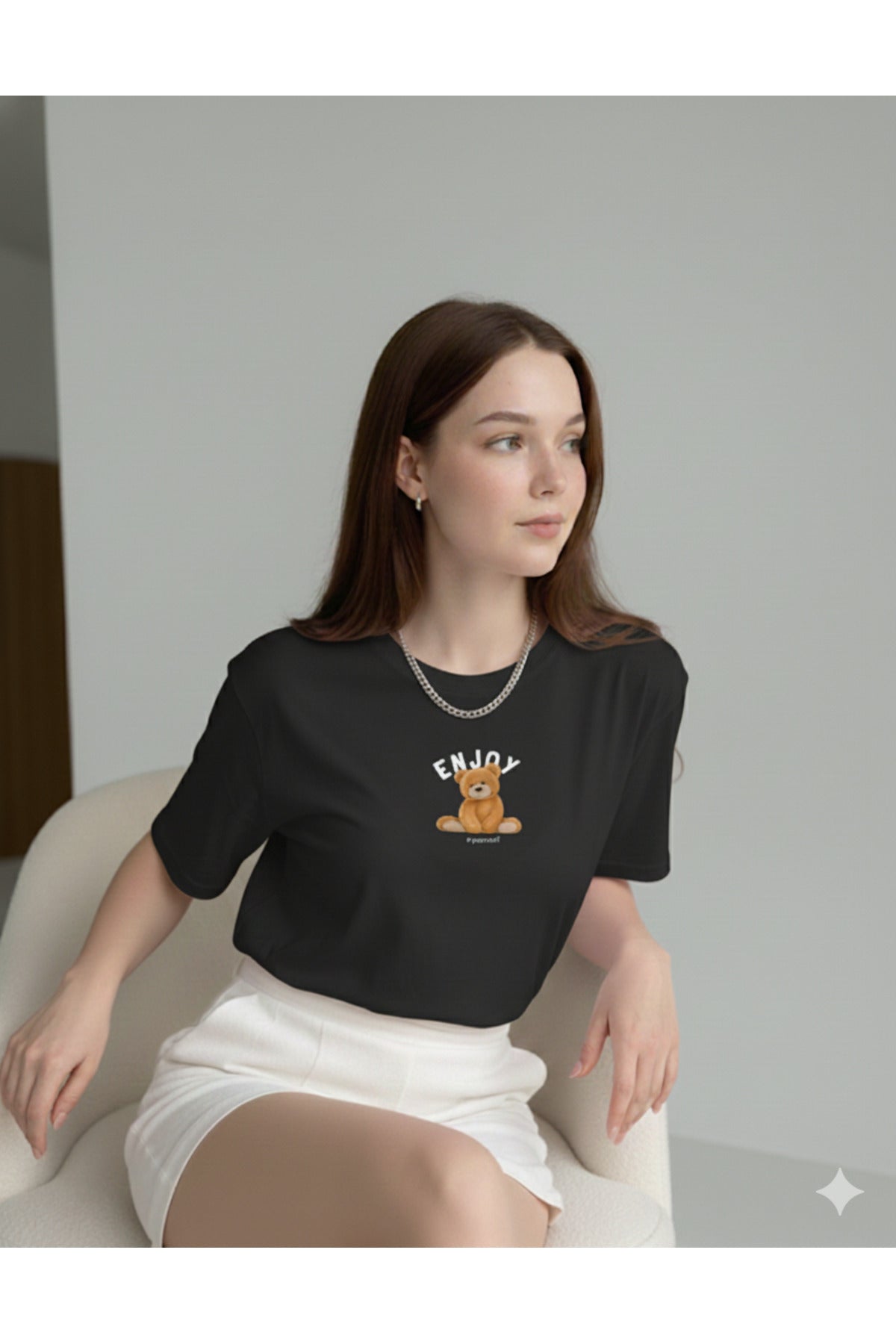 ENJOY Ayıcık Kadın T-Shirt
