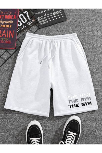 THE GYM Cepli Lastikli Bel Spor Şort