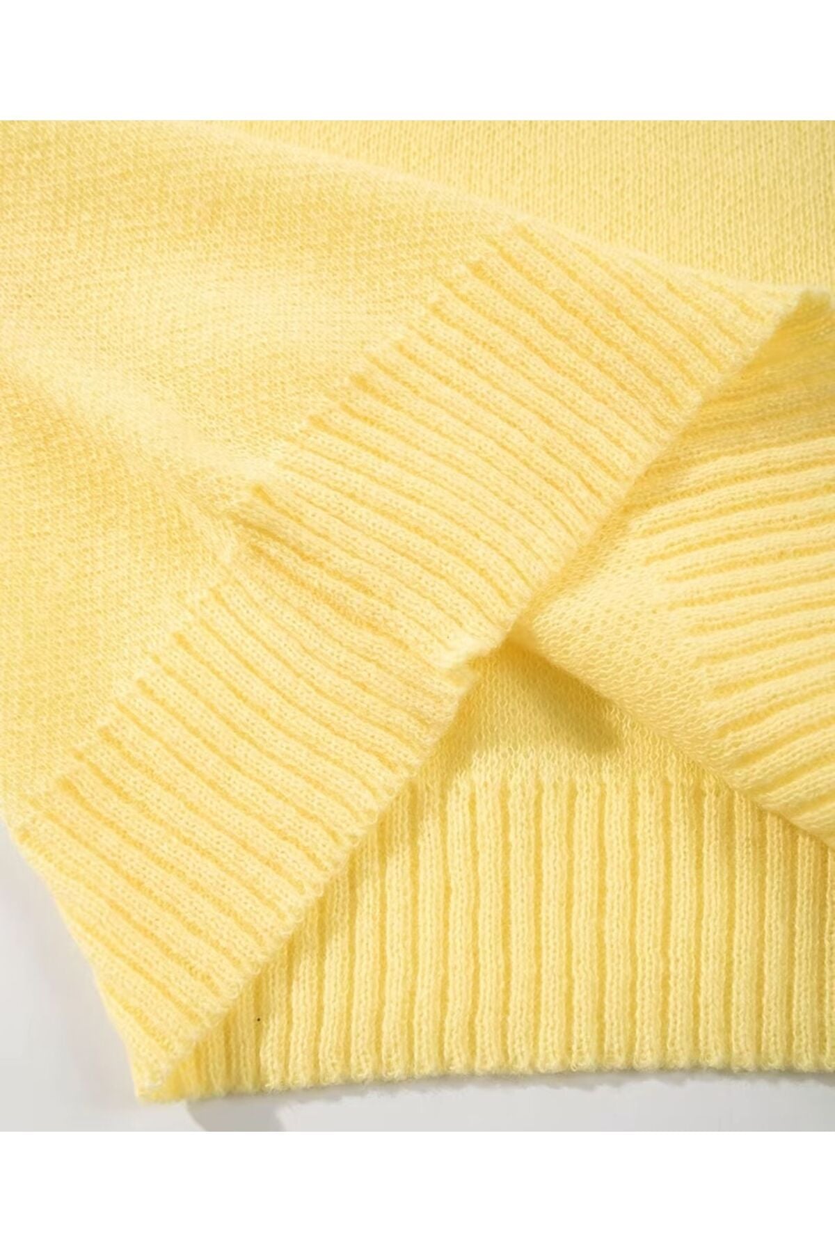 KADIN SOFT ORIJINAL TRİKO KAZAK BİSİKLET YAKA