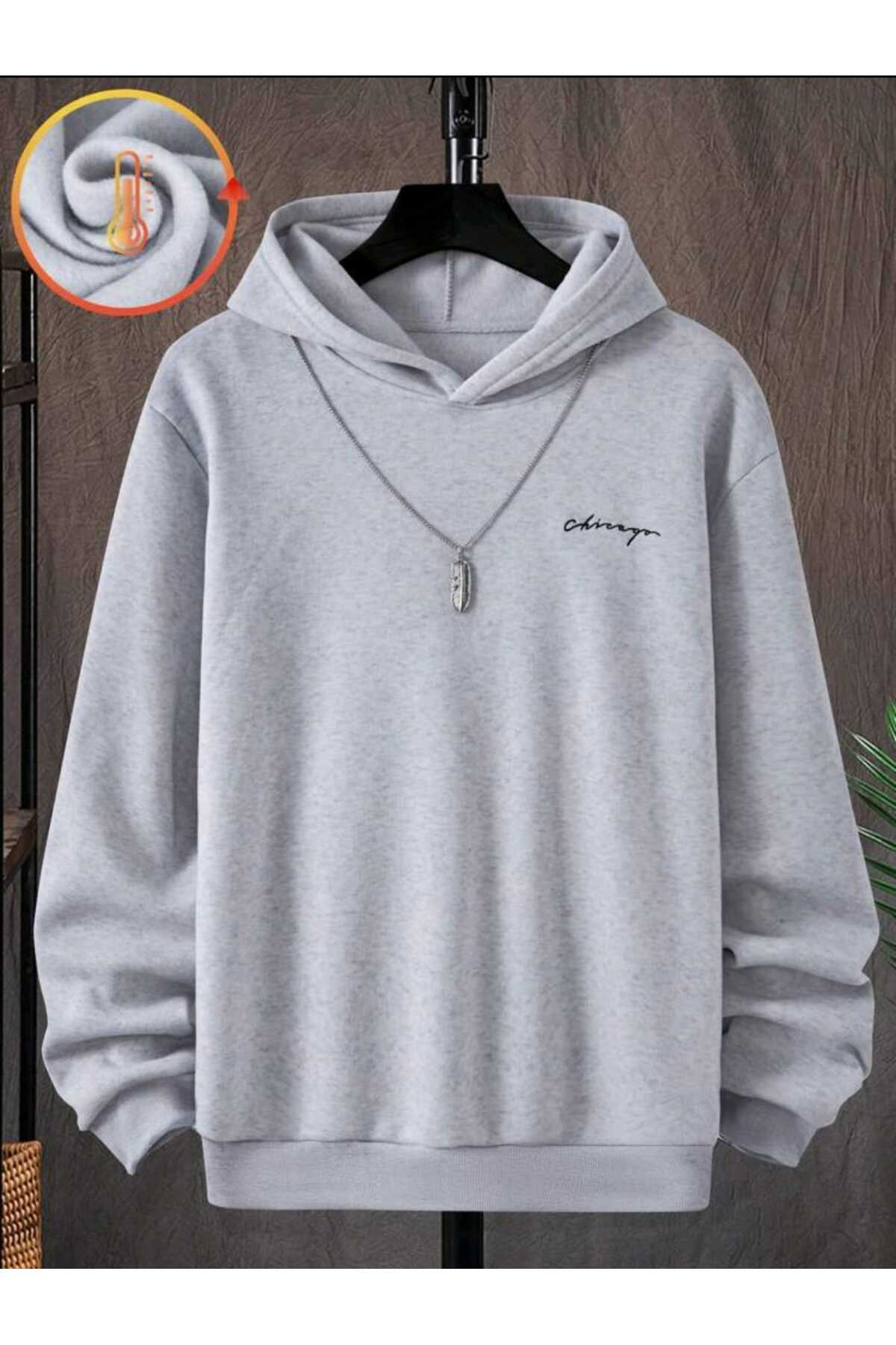 CHİCAO Kapşonlu Pamuklu Unisex Model