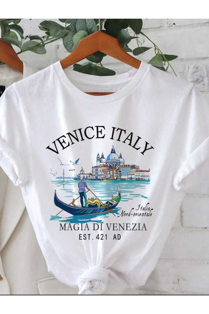 Mix Baskılı UNISEX YAZLIK Pamuklu Kısa Kol Tshirt