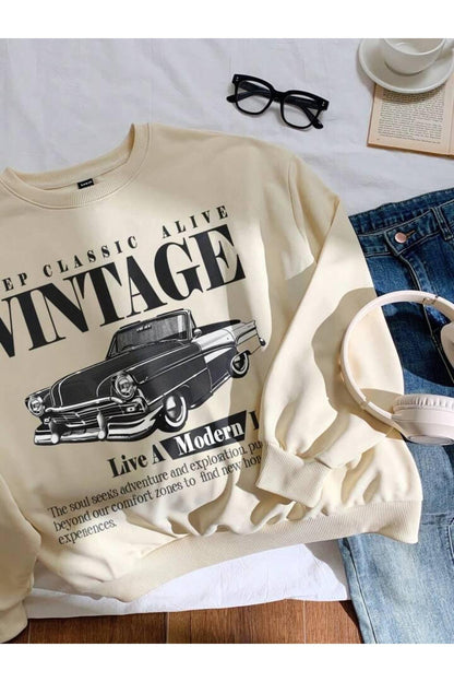 KEEP CLASSIC ALIVE SWEATSHİRT