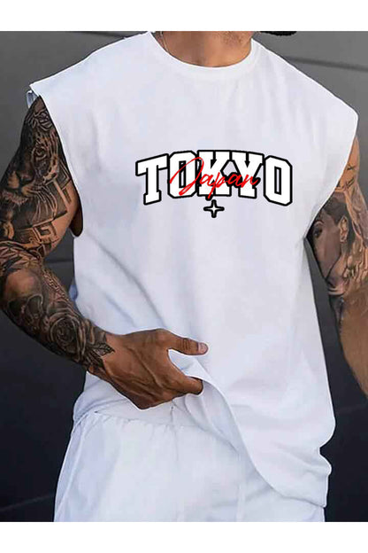 TOP TANK T-SHİRT MIXED PRINTED