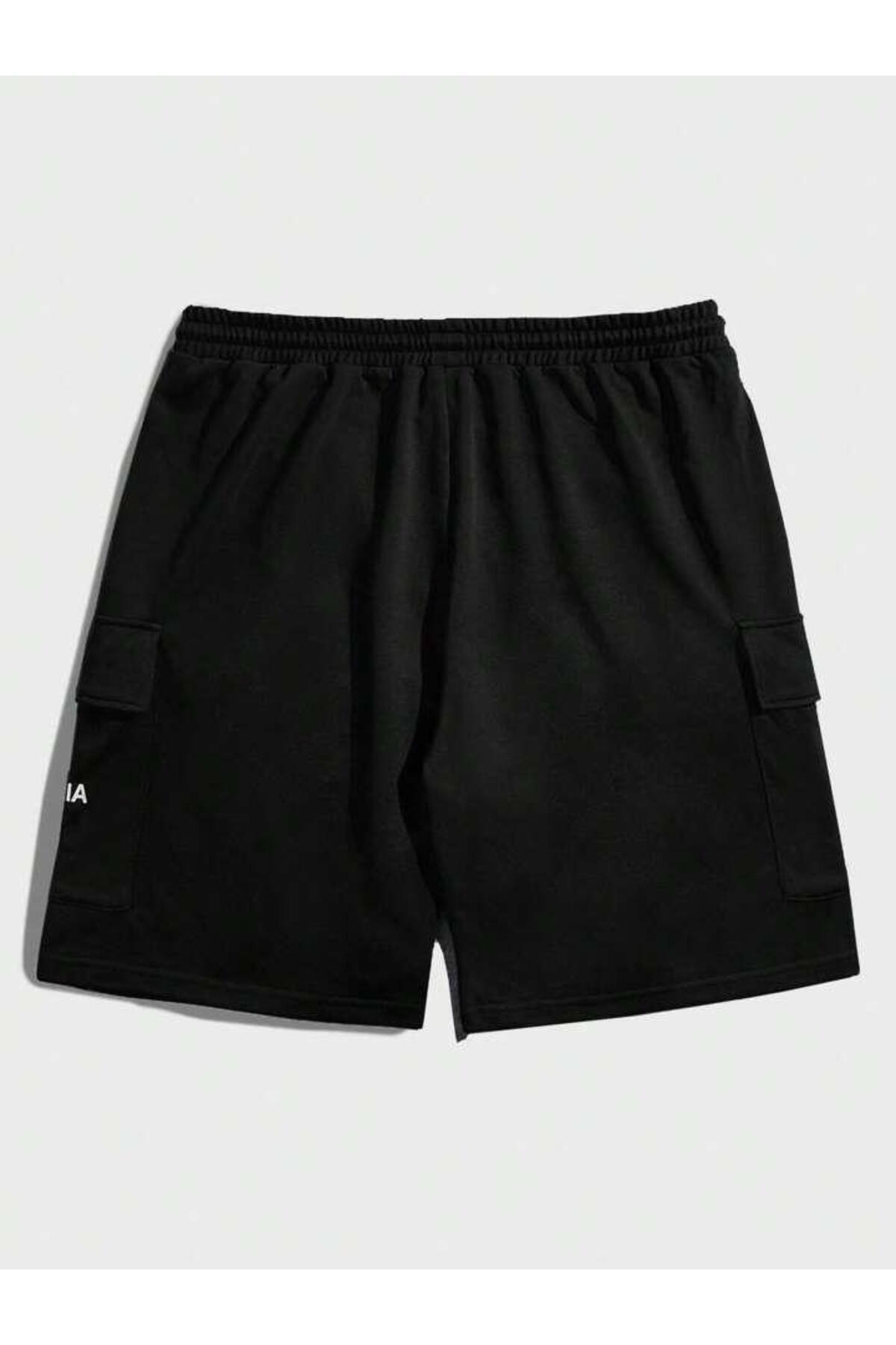 CL Baskılı Kargo Cep Unisex ŞORT