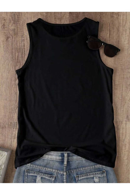 FLOWERS Desenli Kadın Pamuklu Omuzu Açık (Kolsuz) Yazlık T-shirt