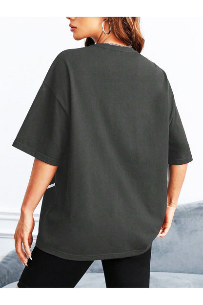 Los Angeles 23 Baskılı Unisex ( Geniş Kalıp ) Oversize T-SHİRT