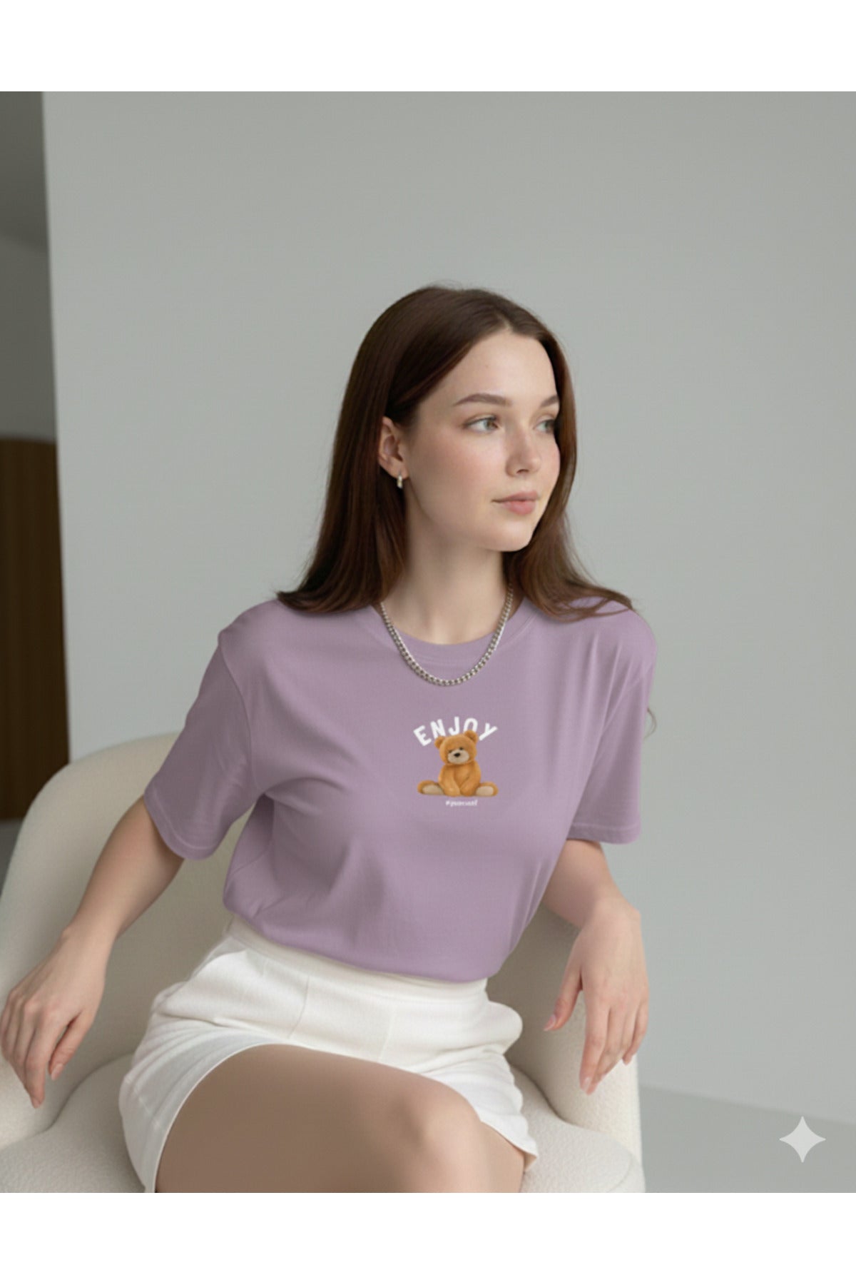 ENJOY Ayıcık Kadın T-Shirt