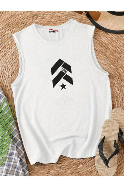 CAPONE Kadın Pamuklu Kolsuz Yazlık T-shirt