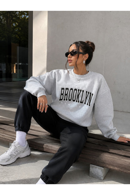 1898 Brooklyn New York Alt Üst 3 İplik Şardonlu Takım %80 Pamuk %10 Polyester %10 Elestan