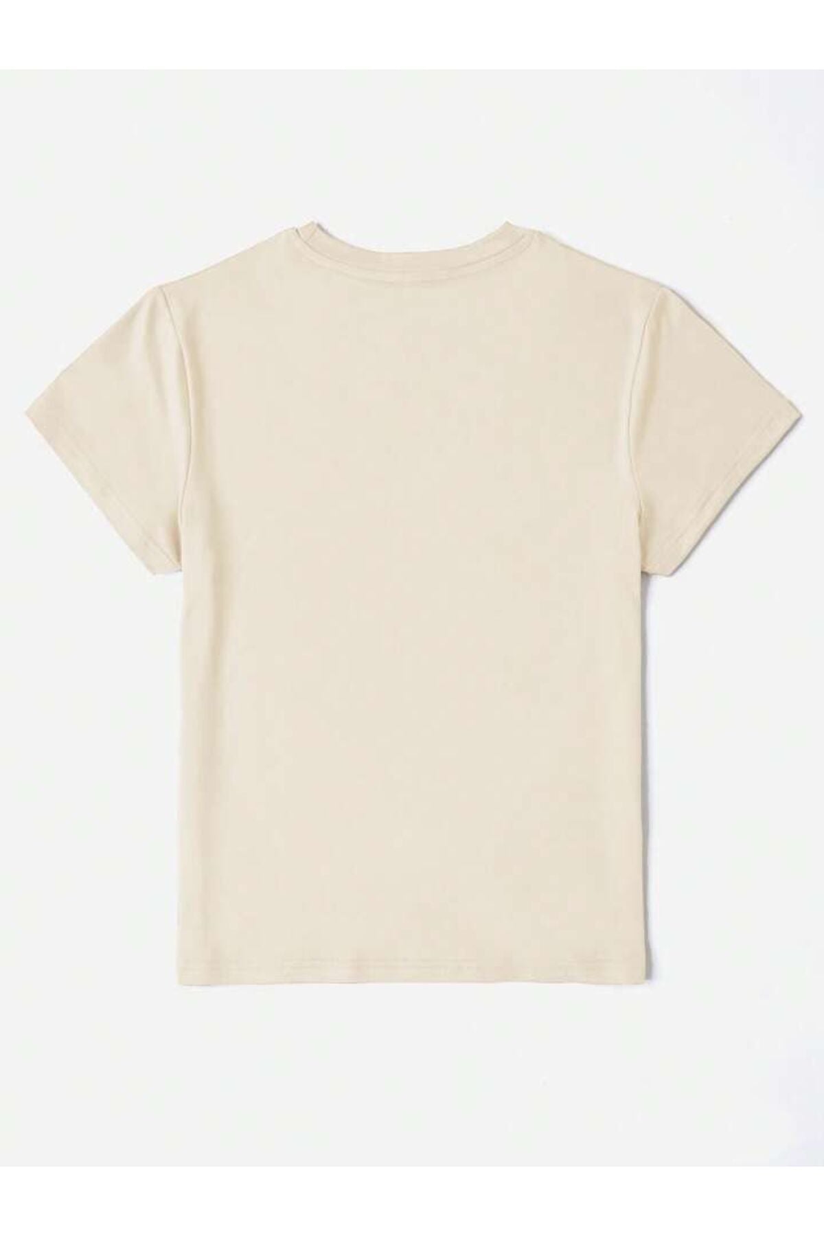 it's Okay To Çiçekler Kısa Kollu Pamuklu Tshirt