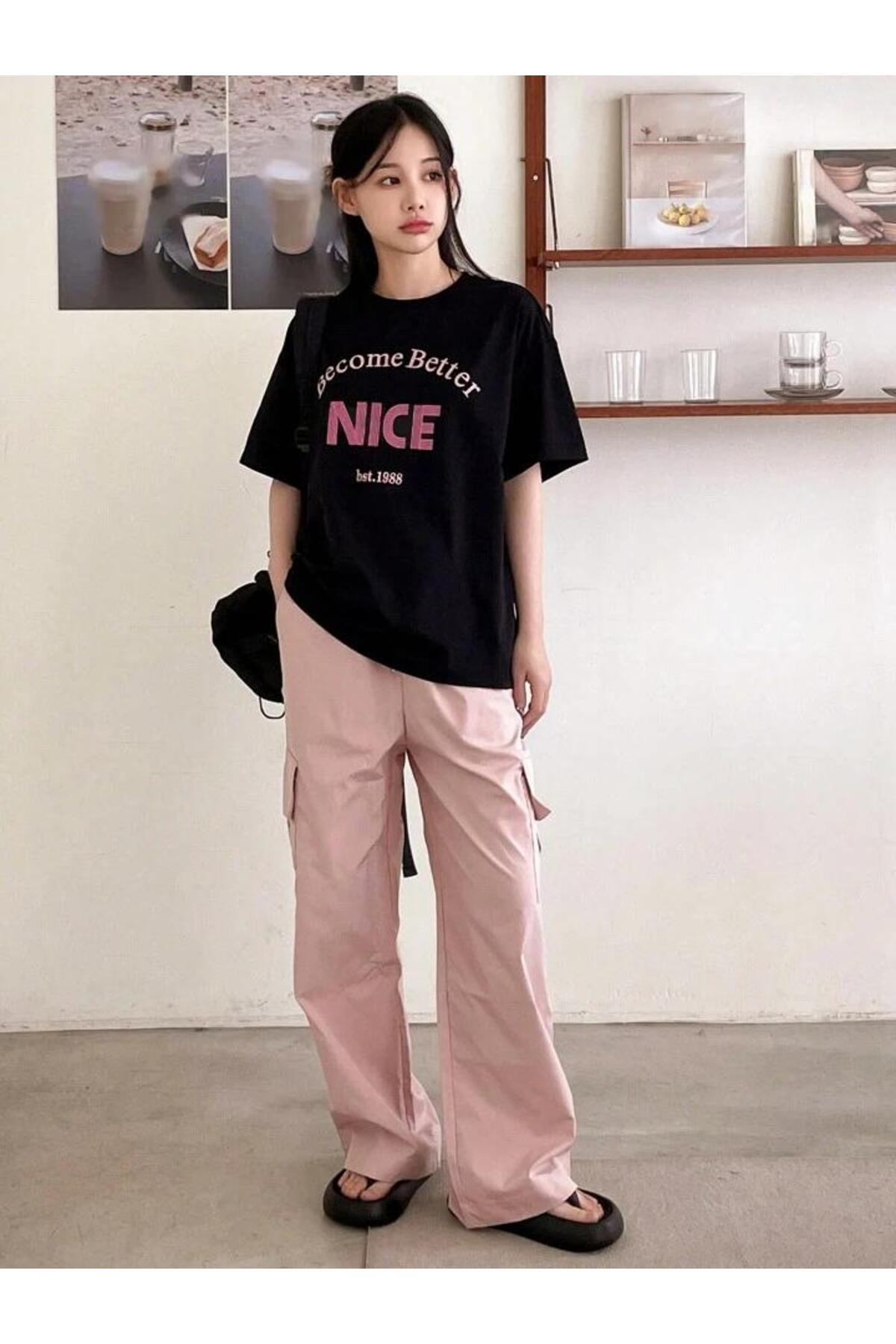 Become Better Nice Pamuklu Kısa Kol (Oversize) Tshirt