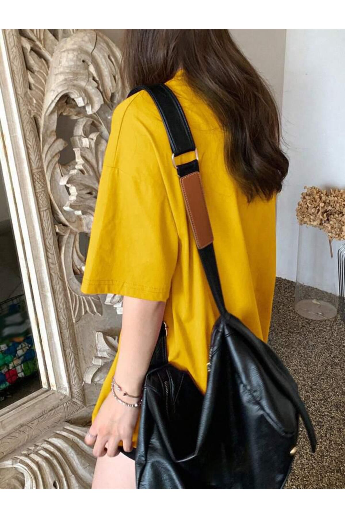 Thousand Baskılı Pamuklu Kısa Kol (Oversize) Tshirt