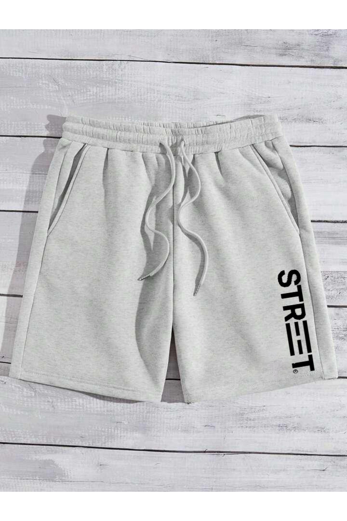 Baskılı Normal Kalıp Şort Unisex