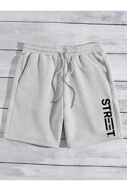 Baskılı Normal Kalıp Şort Unisex