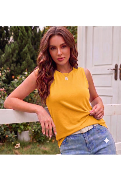 Kadın OMUZU AÇIK (Düz Baskısız) Askılı T-shirt (%100 pamuk/penye)