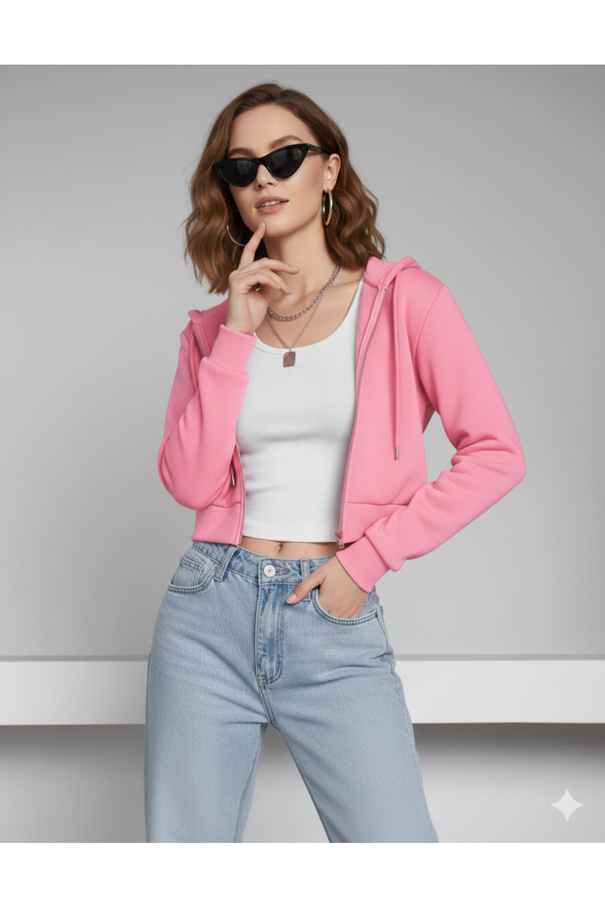 CROP FERMUARLI KADIN HIRKA