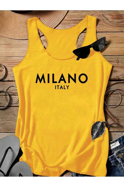 MİLANO ITALY Yüzücü Kadın Atlet Tshirt