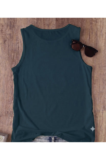 FLOWERS Desenli Kadın Pamuklu Omuzu Açık (Kolsuz) Yazlık T-shirt
