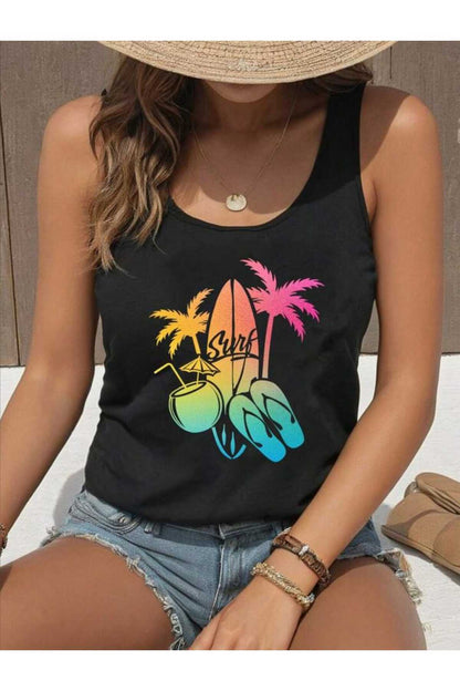 Omuzu Açık MİX Kadın Pamuklu Kolsuz Yazlık T-shirt Atlet