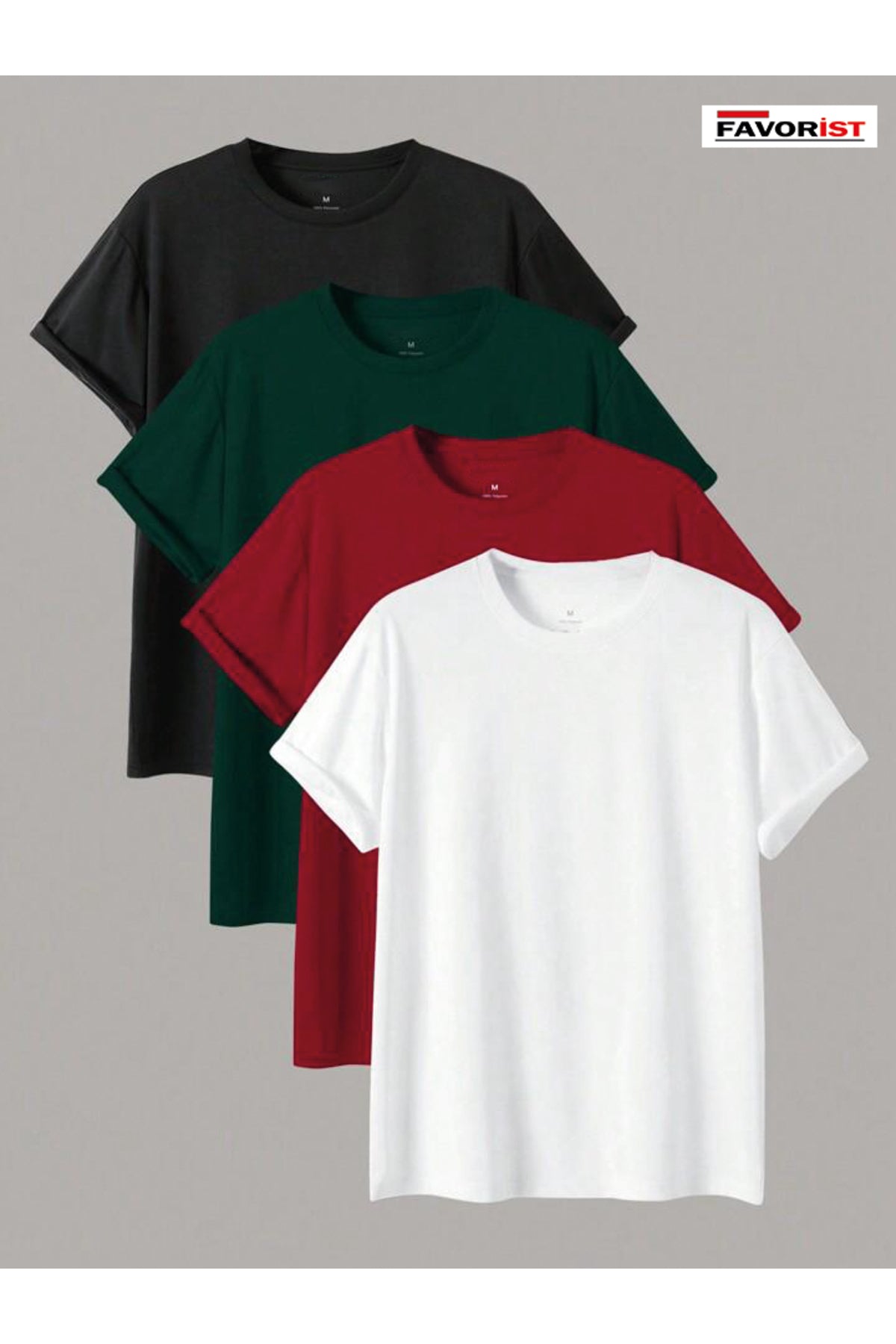 4'ü 1 ARADA Pamuklu Tshirt