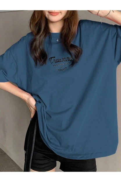 Thousand Baskılı Pamuklu Kısa Kol (Oversize) Tshirt
