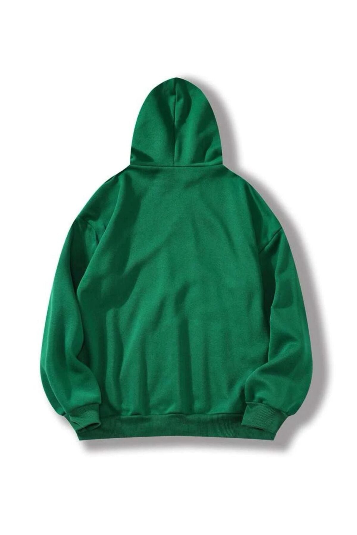 Kapüşonlu Sweatshirt Düz Baskısız ( Soft ) Geniş Kalıp