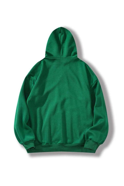 Kapüşonlu Sweatshirt Düz Baskısız ( Soft ) Geniş Kalıp