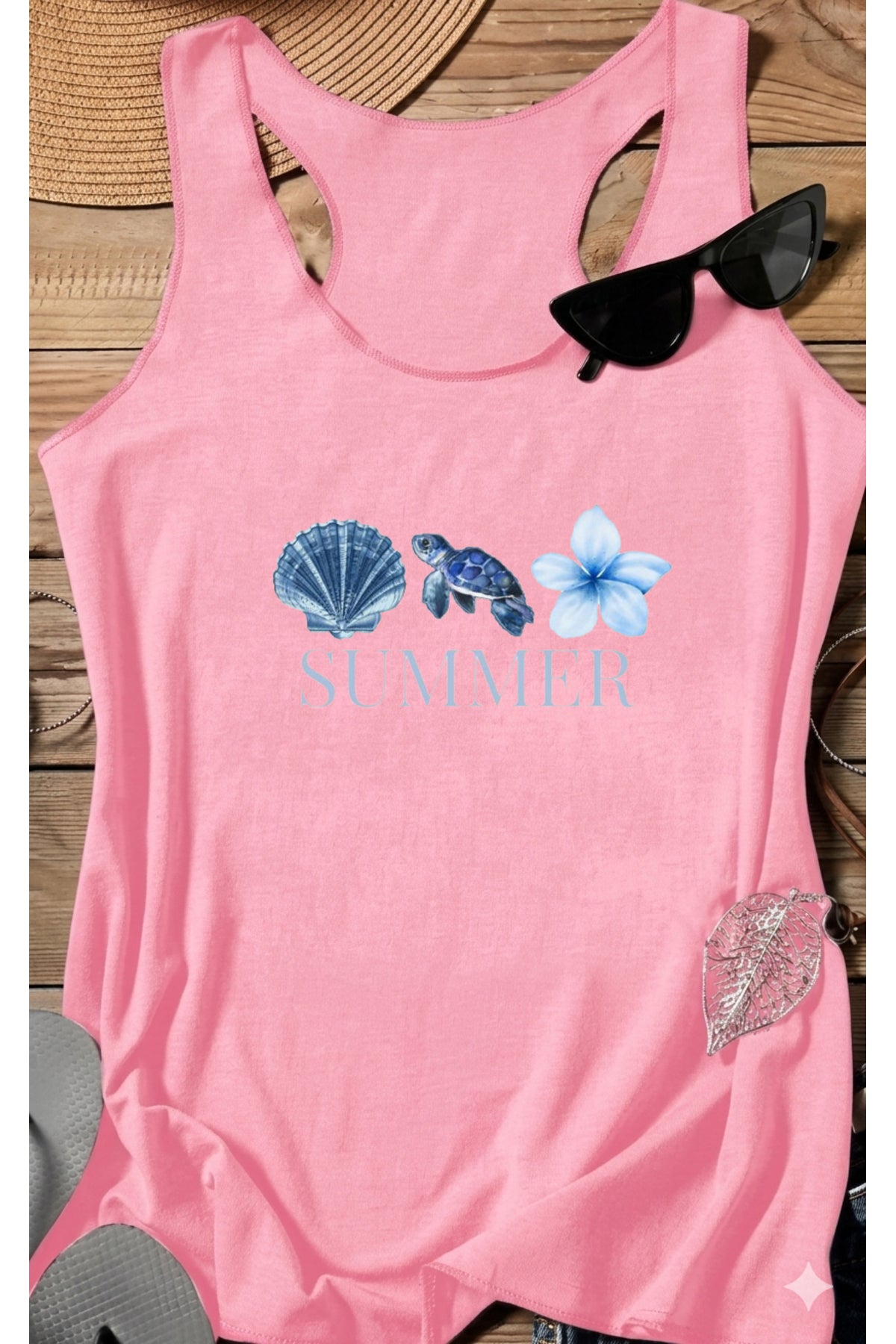 YÜZÜCÜ SUMMER İSTİRİDYE Baskılı RELAX Kalıp Kadın T-Shirt