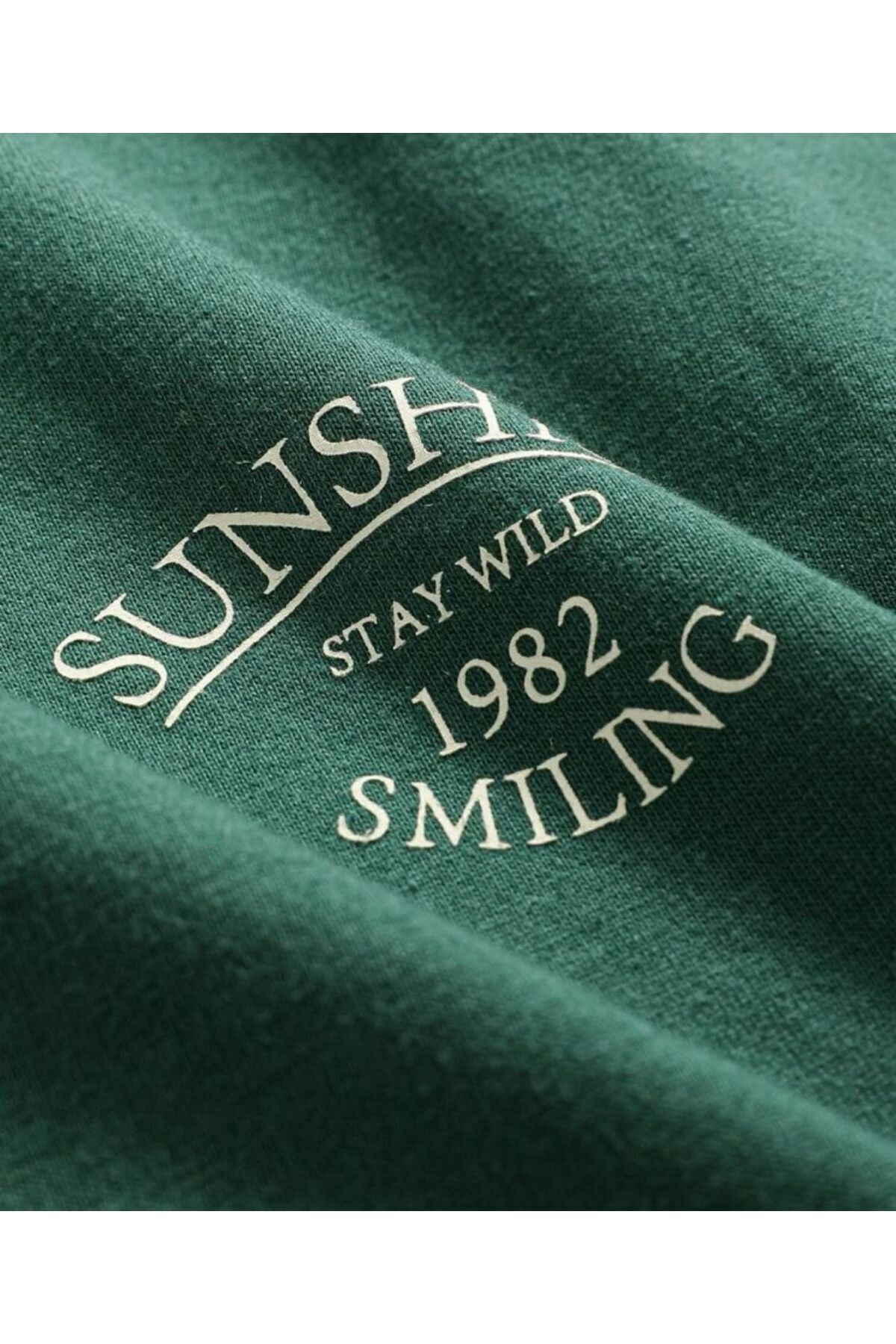 SUNSHINE Baskılı Oversize Tshirt