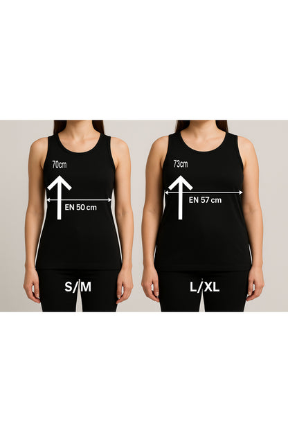 Şehrin Çiçekleri Omuzu Açık Kadın Pamuklu Kolsuz Yazlık T-shirt Atlet