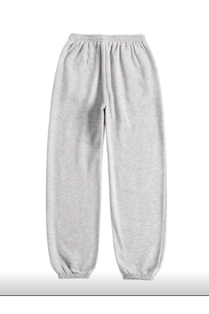 Soft Eşofman Altı Paçası Lastikli Şardonlu Unisex