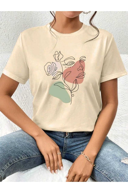 FLORAL Koleksiyonu Kadın Tshirt
