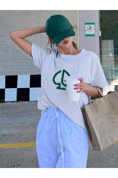 ACE Baskılı Oversize TSHİRT