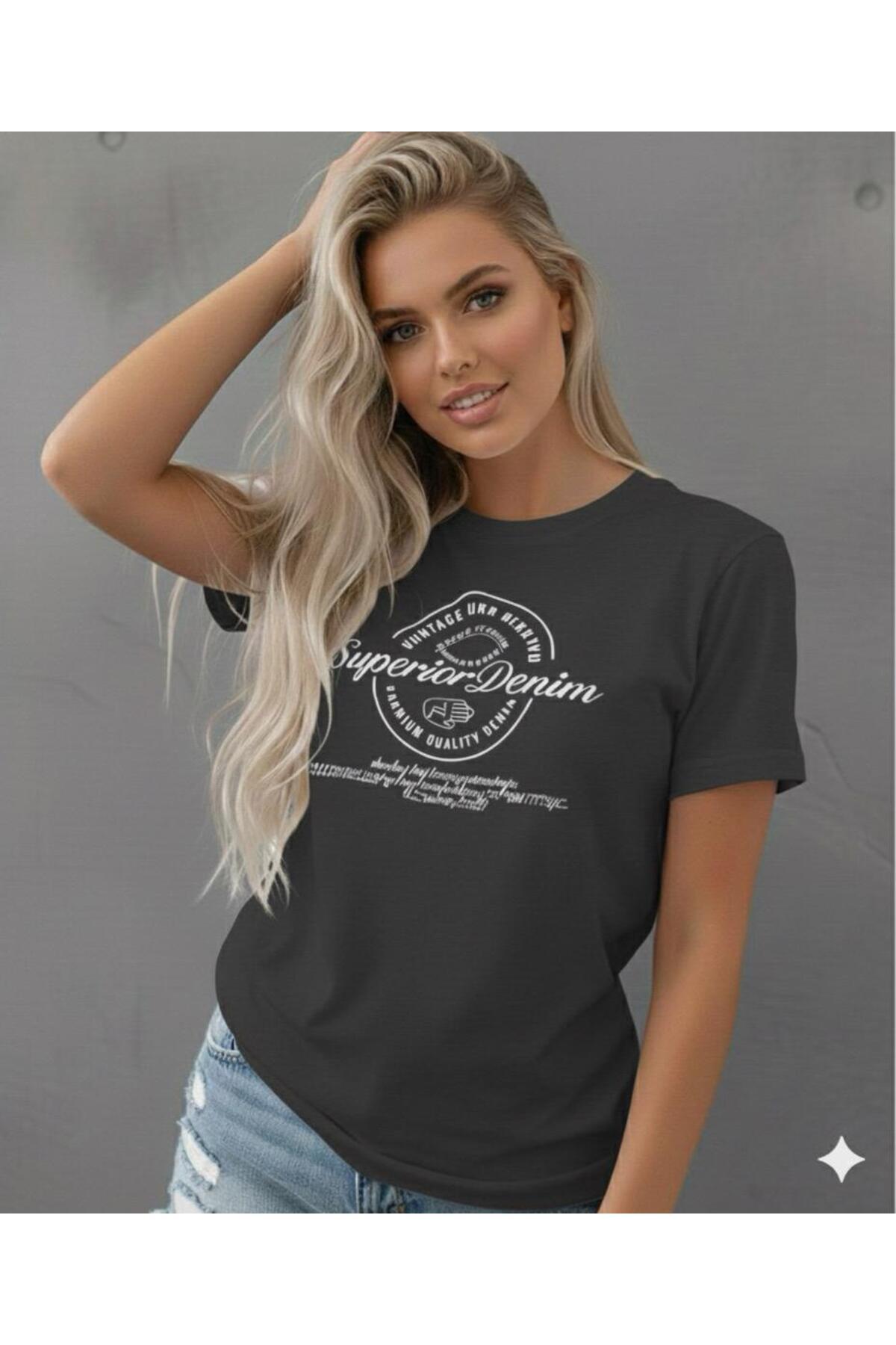 Superior Denim Baskılı T-SHİRT